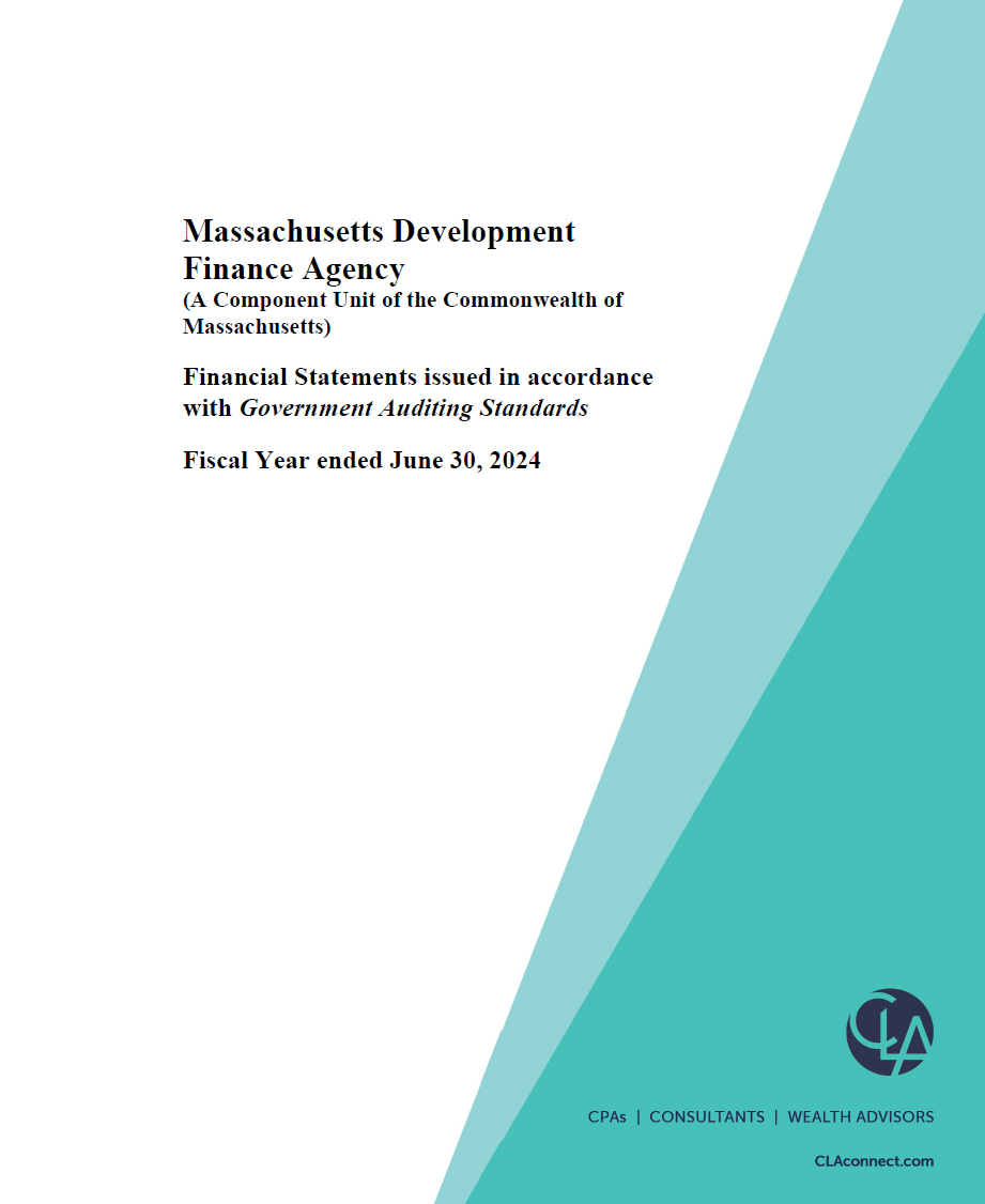 MassDevelopment Financial Statements